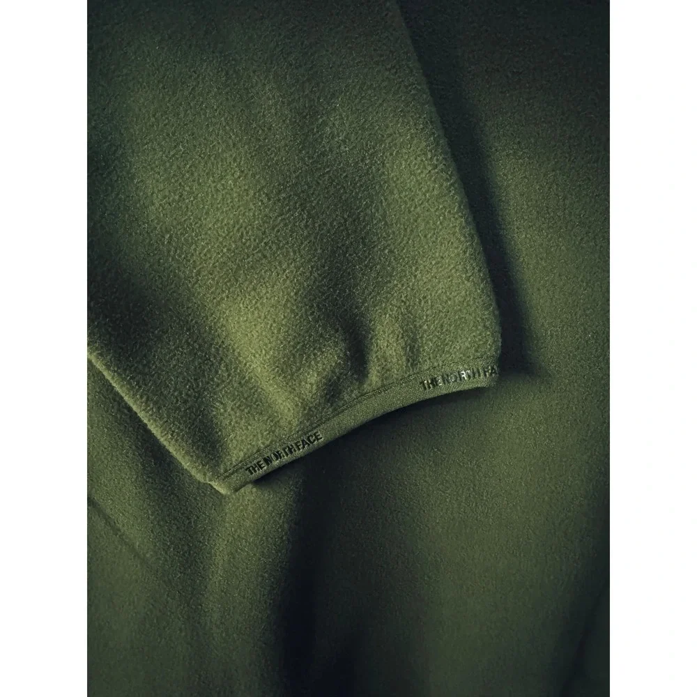 THE NORTH FACE Glacier Heavyweight 1/2 Zip Forest Olive/Asphalt Grey TNF Mens XL